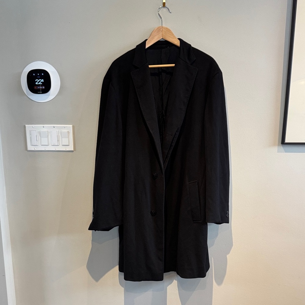 Brooks Brothers x Loro Piana Storm System coat. Black 48. 100% wool.
